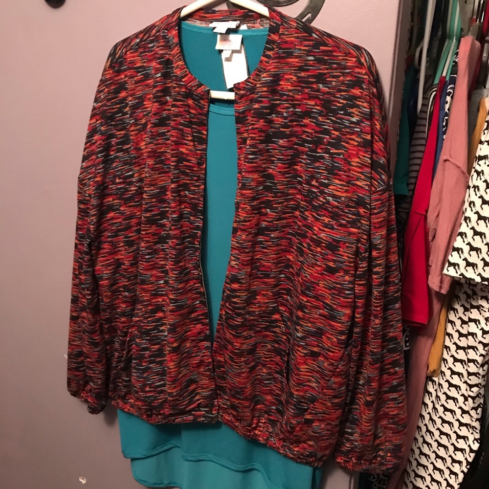 Lularoe Supply Jacket. Has pockets.